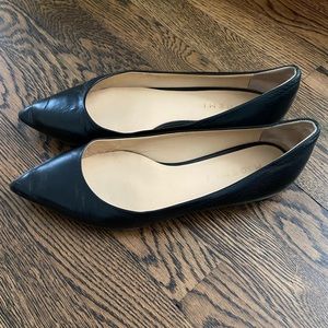 M Gemi Black pointed toe flats, size 39.5